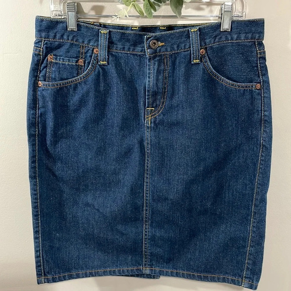 NWOT Lucky Brand Hazel Denim Jean Skirt 10 / 30 - Picture 1 of 14